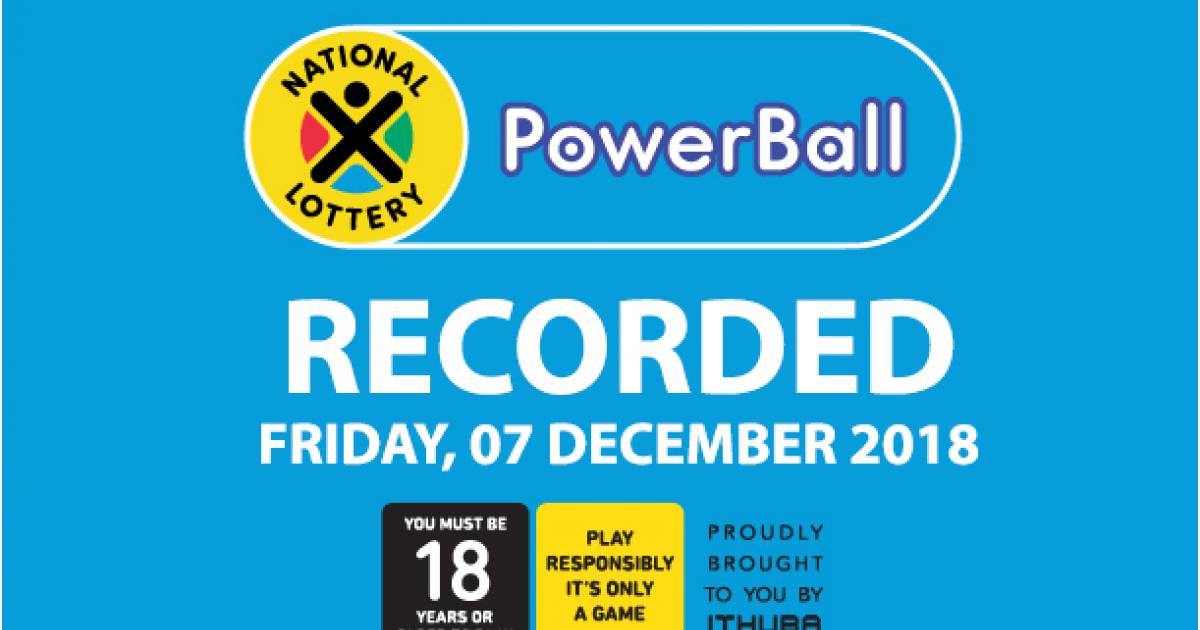 PowerBall Results 07 December 2018 eNCA